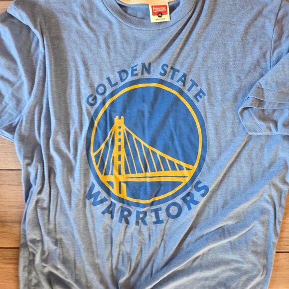 NEW! Homage Golden State Warriors shirt  Warriors T-Shirt Men's Size XL SOFT! - Picture 5 of 6
